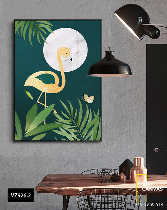 Tranh Chim Hạc Dưới Ánh Trăng - VZ926.2