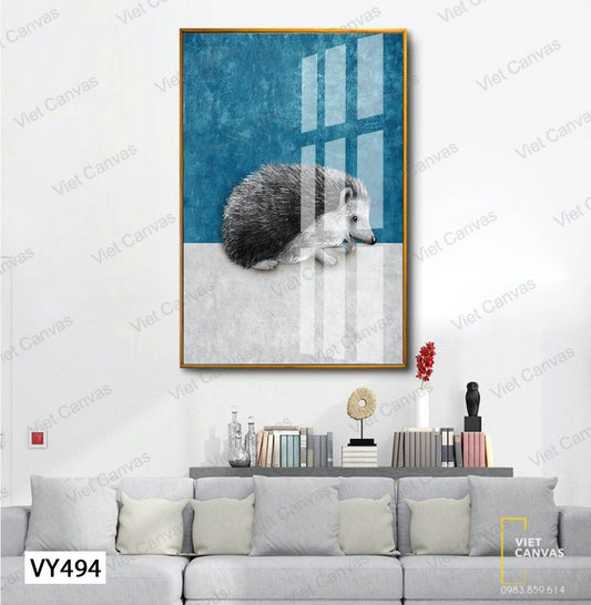 Tranh Chú Nhím Đáng Yêu - VY494