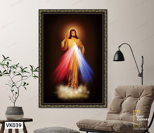 Tranh Chúa Giê Su Ban Phước - VK039