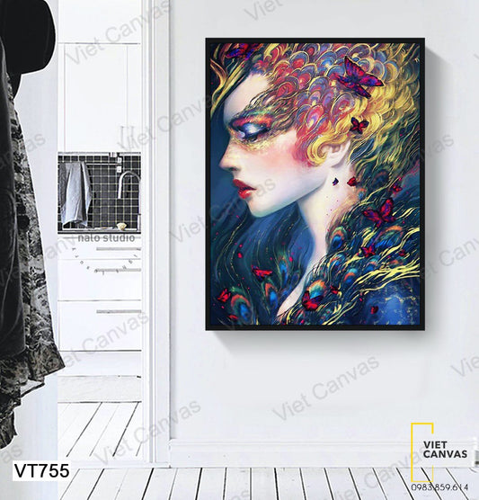 Tranh Cô Gái Ấn Tượng - VT755