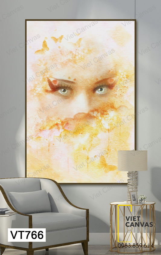 Tranh Cô Gái Bí Ẩn - VT766