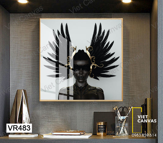 Tranh Cô Gái Bí Ẩn - VR483