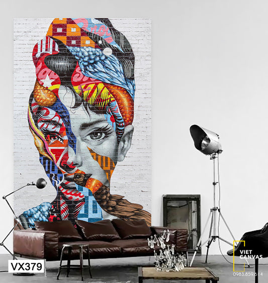 Tranh Cô Gái Cá Tính - VX379