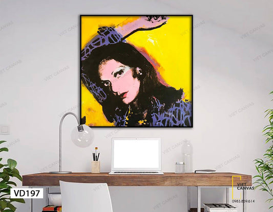 Tranh Cô Gái Cá Tính - VD197