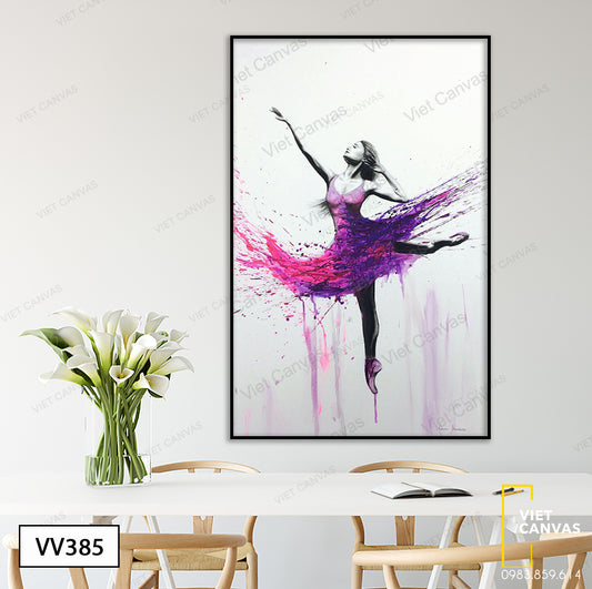 Tranh Cô Gái Nhảy Múa - VV385