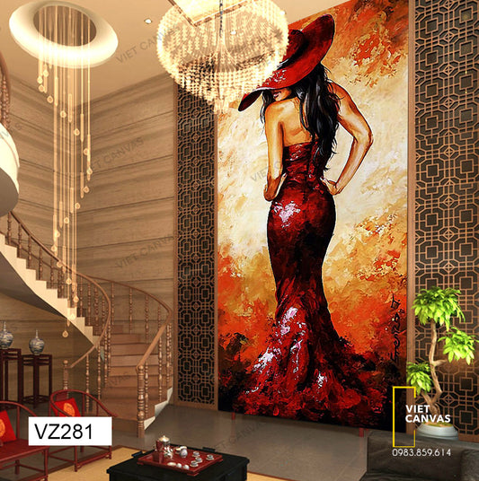 Tranh Cô Nàng Quyến Rủ - VZ281