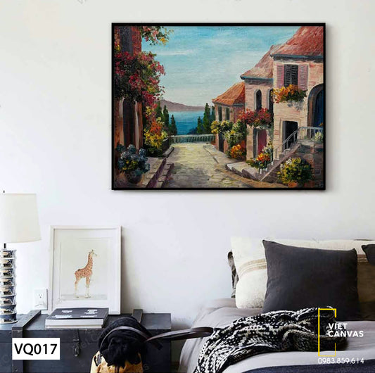 Tranh Con Đường Làng - VQ017