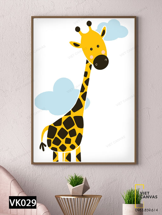 Tranh Hươu Cao Cổ Dễ Thương - VK029