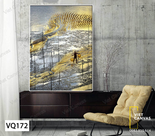 Tranh Con Người Và Khu Rừng - VQ172