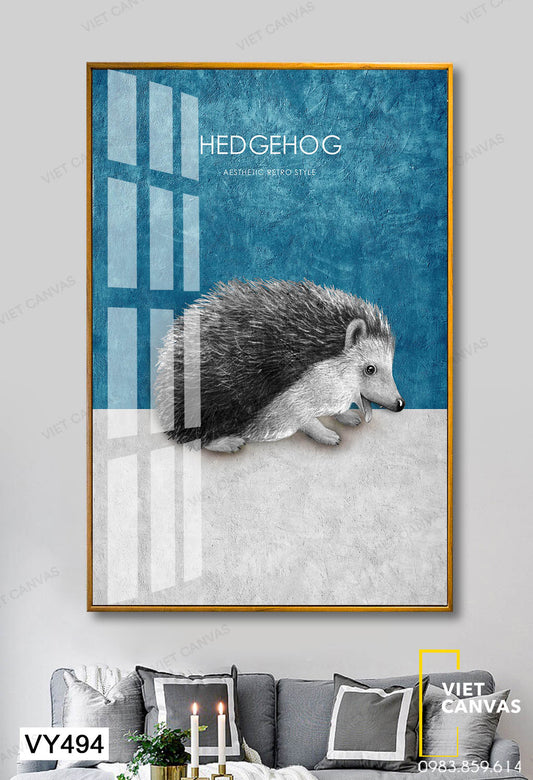 Tranh Con Nhím Dễ Thương - VY494