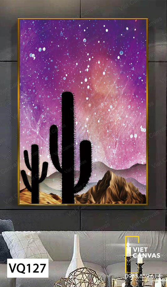 Tranh Dải Ngân Hà Và Sa Mạc - VQ127