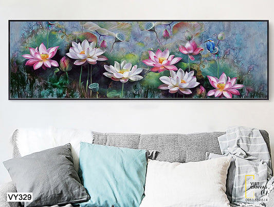 Tranh Đầm Hoa Sen - VY329