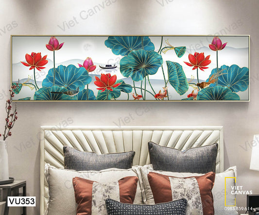 Tranh Đầm Hoa Sen - VU353
