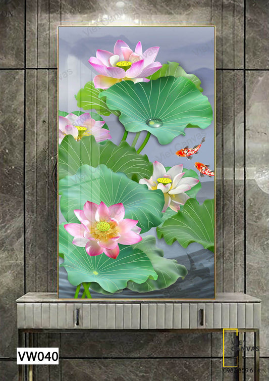 Tranh Đầm Sen Tỏa Hương - VW040