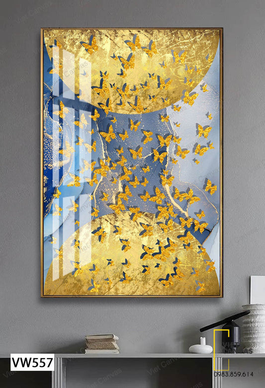 Tranh Đàn Bướm Vàng Bay - VW557