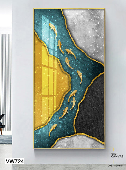 Tranh Đàn Cá Bơi Lội - VW724