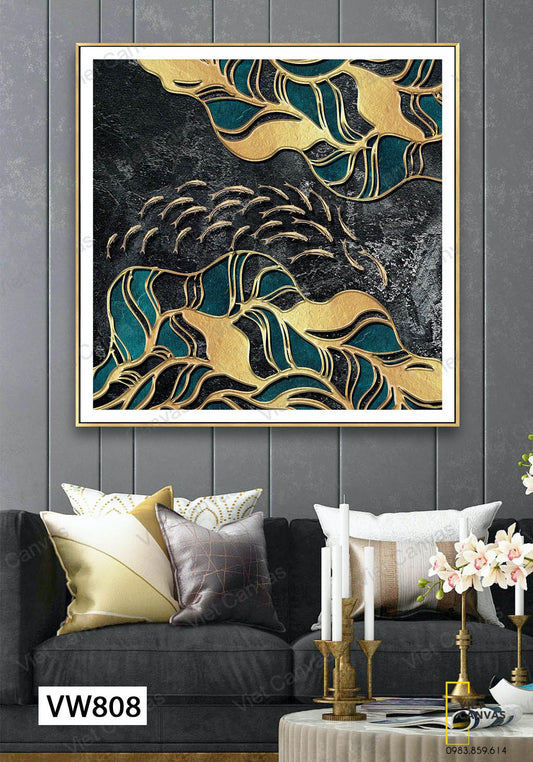 Tranh Đàn Cá Nghệ Thuật - VW808