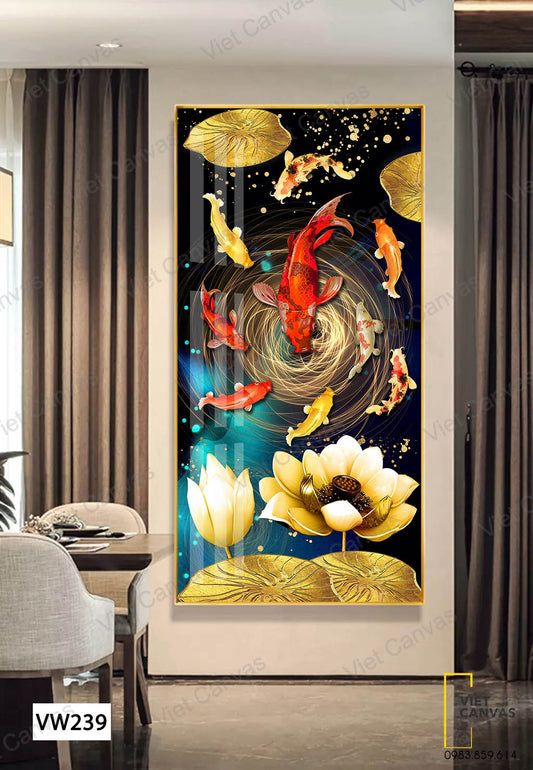 Tranh Đàn Cá Tung Tăng - VW239