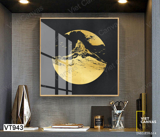 Tranh Vầng Trăng Và Ngọn Núi - VT943