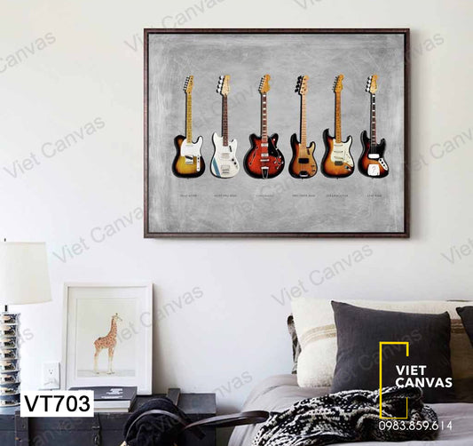 Tranh Đàn Guitar - VT703