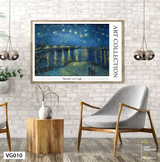 Tranh Đêm Đầy Sao, Van Gogh - VG010