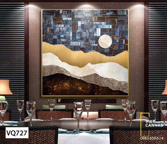 Tranh Đồi Dưới Ánh Trắng - VQ727