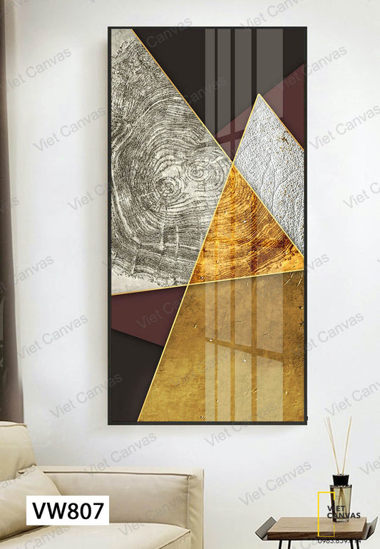 Tranh Hình Tam Giác Nghệ Thuật - VW807