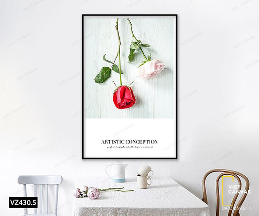 Tranh Hoa Hồng Biểu Tượng Của Tình Yêu - VZ430.5