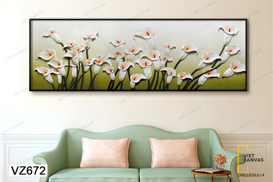 Tranh Hoa Loa Kèn Đặc Sắc - VZ672