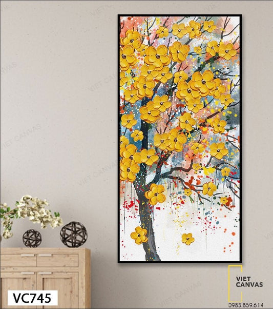 Tranh Hoa Mai Sắc Thắm - VC745