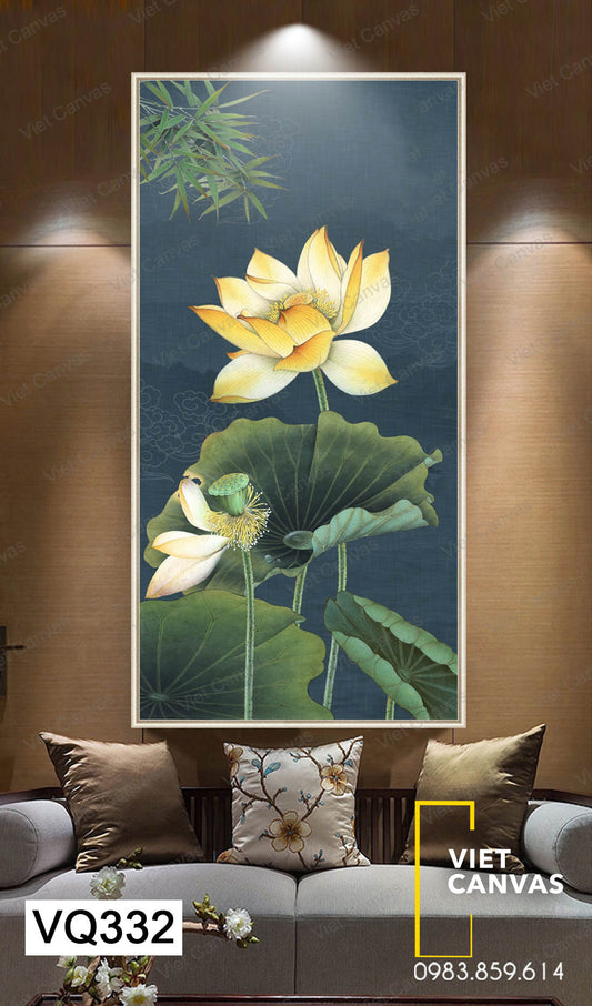 Tranh Hoa Sen Nở - VQ332