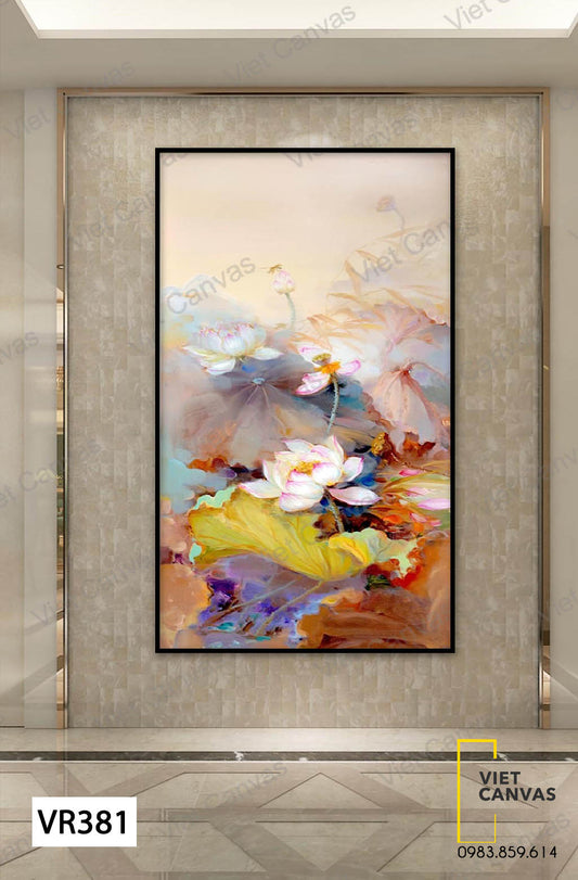 Tranh Đầm Sen - VR381