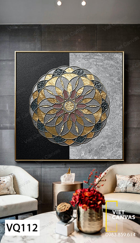 Tranh Họa Tiết Hoa Văn - VQ112