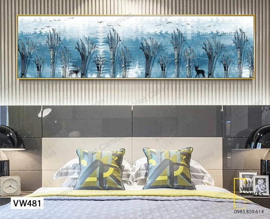 Tranh Hươu Dưới Tán Cây - VW481