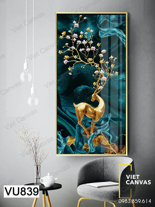 Tranh Hươu Vàng - VU839