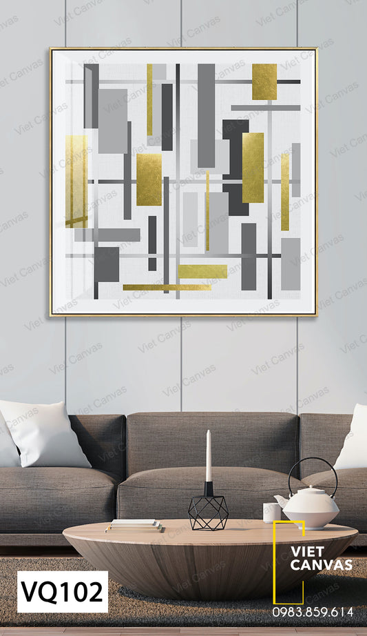 Tranh Khối Hình Học - VQ102