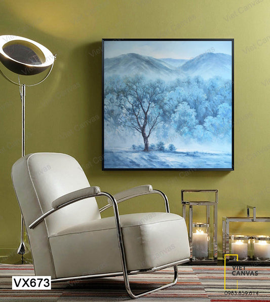Tranh Khu Rừng Màu Xanh - VX673