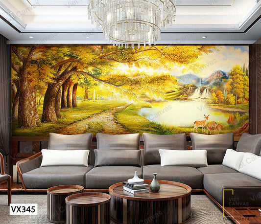 Tranh Khu Rừng Mùa Thu - VX345