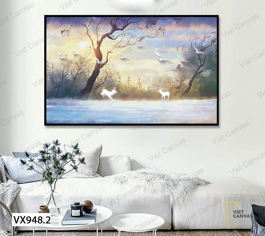 Tranh Khu Rừng Thơ Mộng - VX948.2