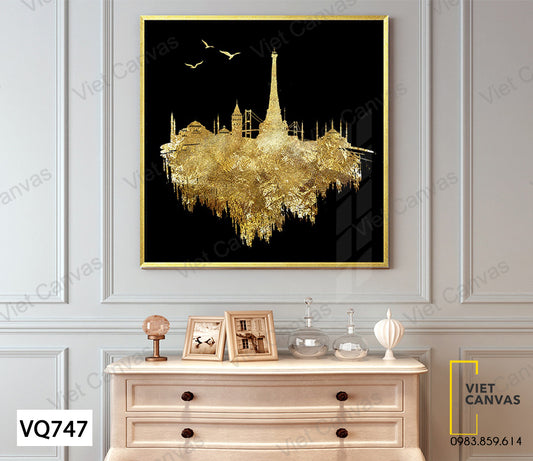 Tranh Khu Tòa Tháp - VQ747
