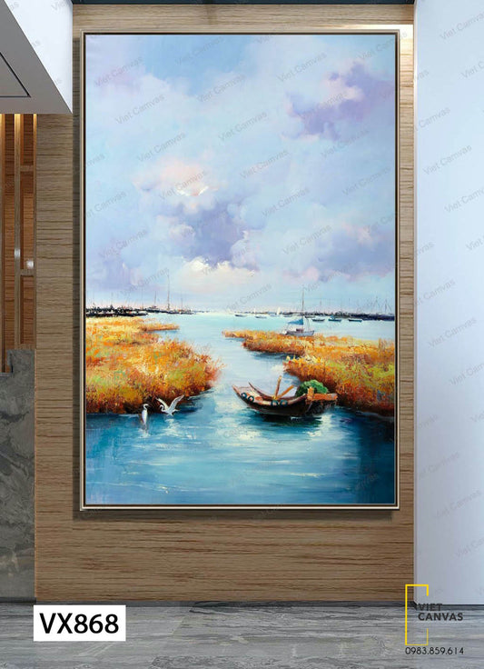 Tranh Khung Cảnh Cảng Biển - VX868