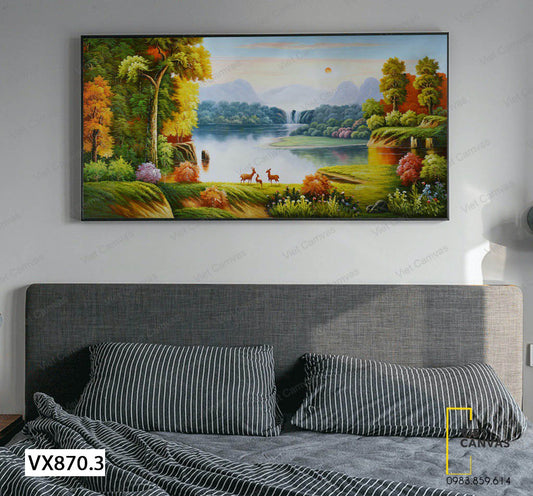 Tranh Khung Cảnh Trong Rừng - VX870.3