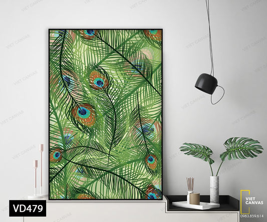 Tranh Lá Cây Ấn Tượng - VD479