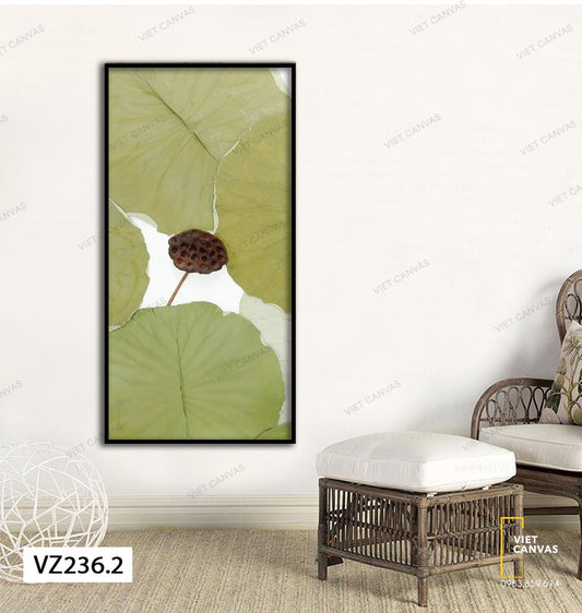 Tranh Lá Sen Ngã Sắc - VZ236.2