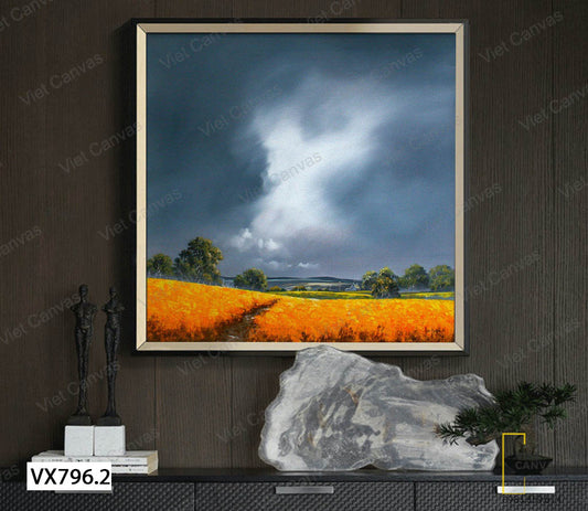 Tranh Làng Quê Yên Bình - VX796.2