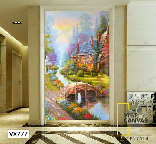 Tranh Lâu Đài Ngọt Ngào - VX777