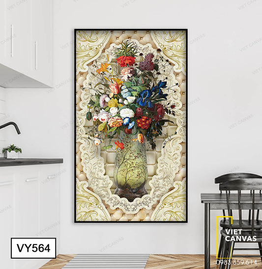 Tranh Lọ Hoa Ấn Tượng - VY564