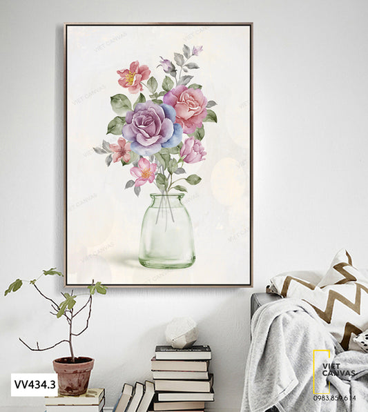 Tranh Lọ Hoa - VV434.3