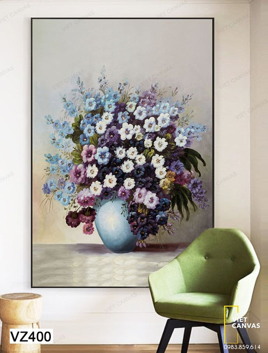 Tranh Lọ Hoa Ấn Tượng - VZ400