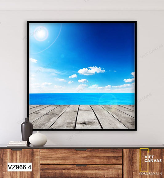 Tranh Màu Xanh Của Biển Trời - VZ966.4
